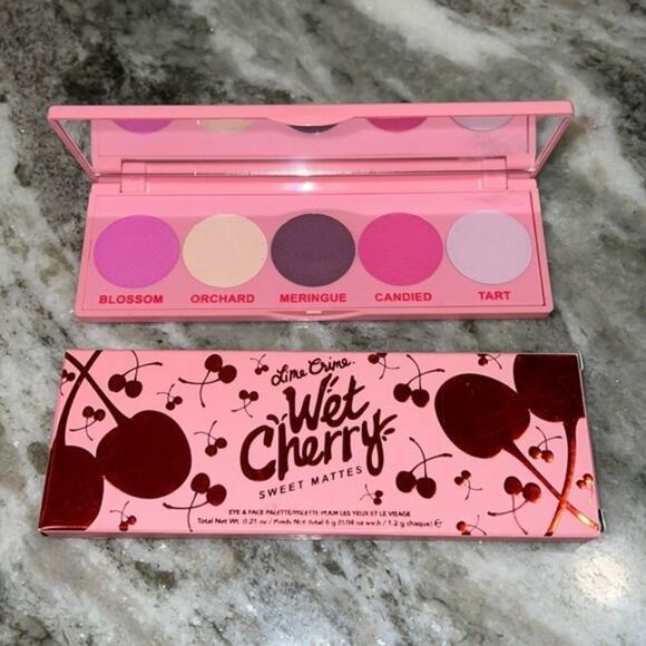 Lime Crime Wet Cherry Sweet Mattes Eyeshadow Palette - NEW IN BOX - Picture 15 of 15